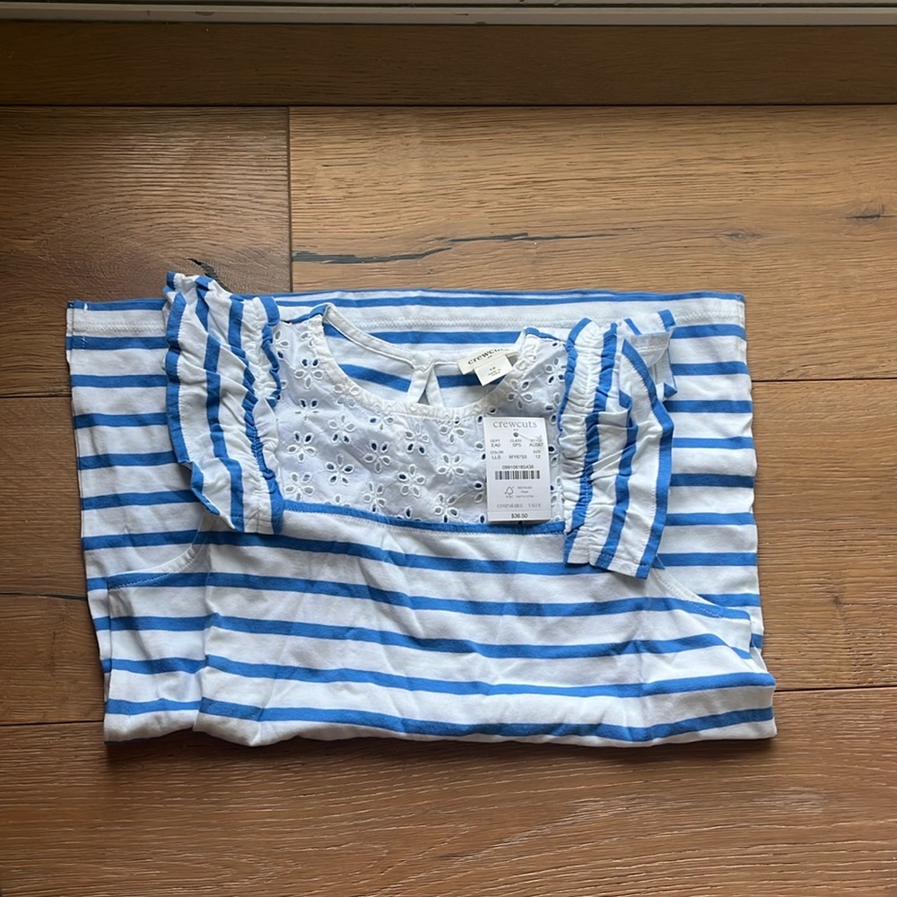 Crewcuts tank size 12 NWT
